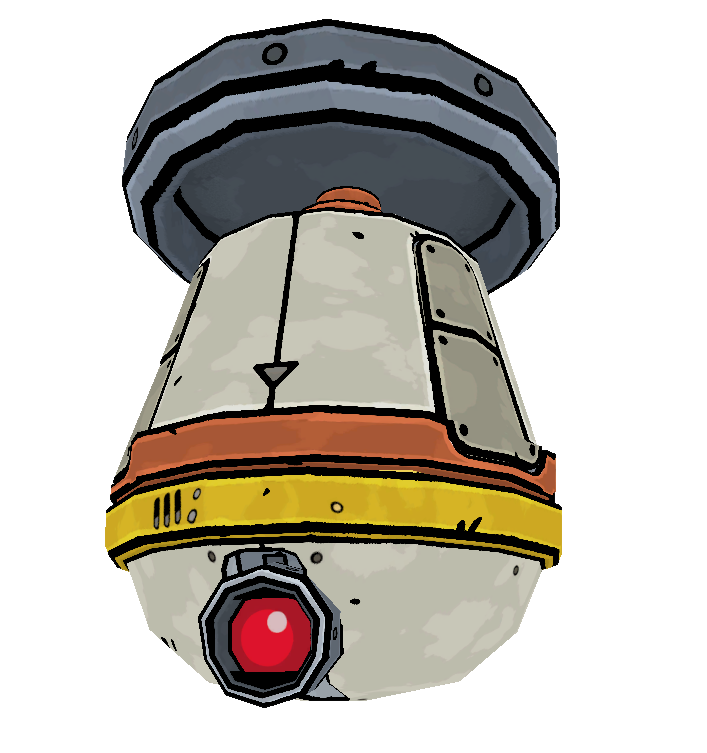 A roof based big eye camera bot